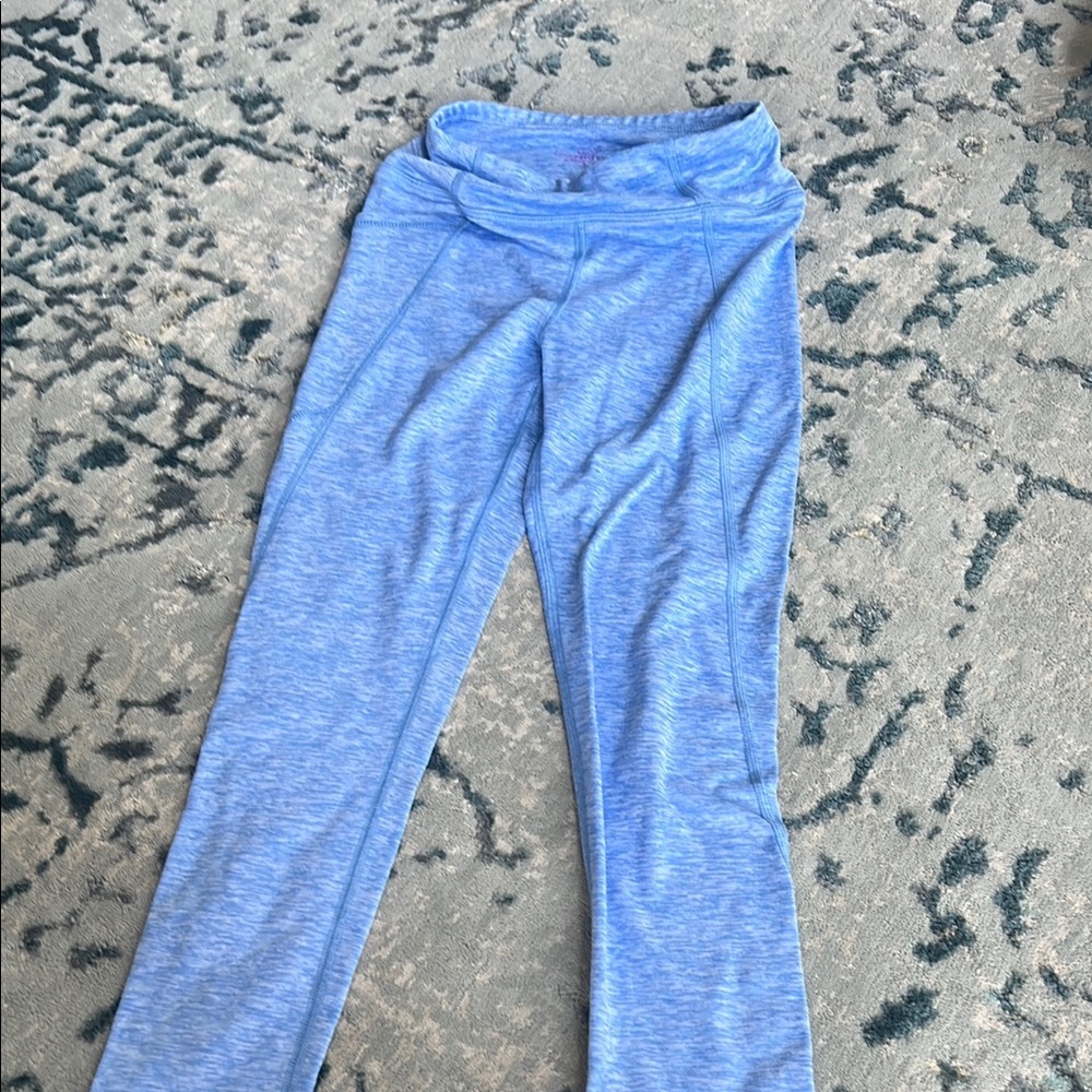 Vineyard Vines Blue High Waist Leggings Stretchy Athletic
